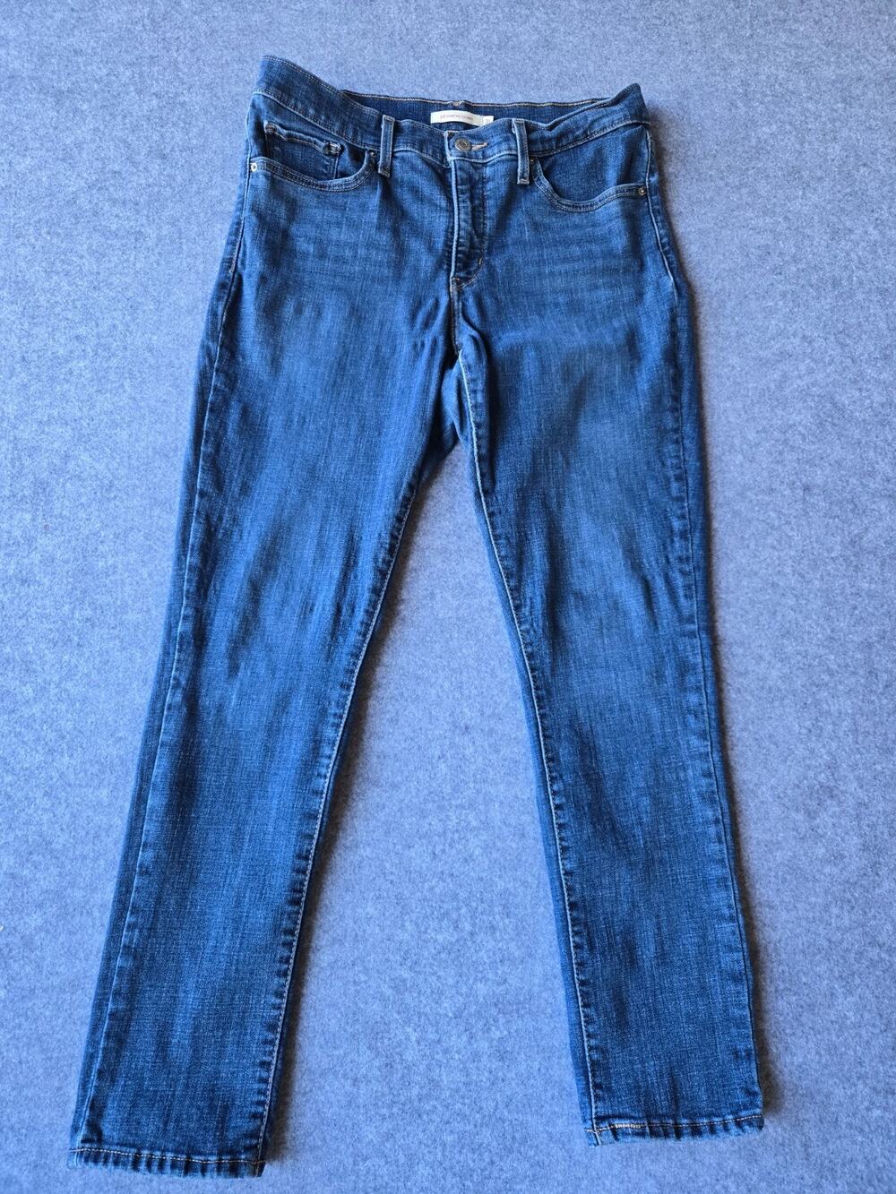 Levi's 311 Jeans Women's Size 31 Blue Mid-Rise Shaping Skinny Denim 32x27.5